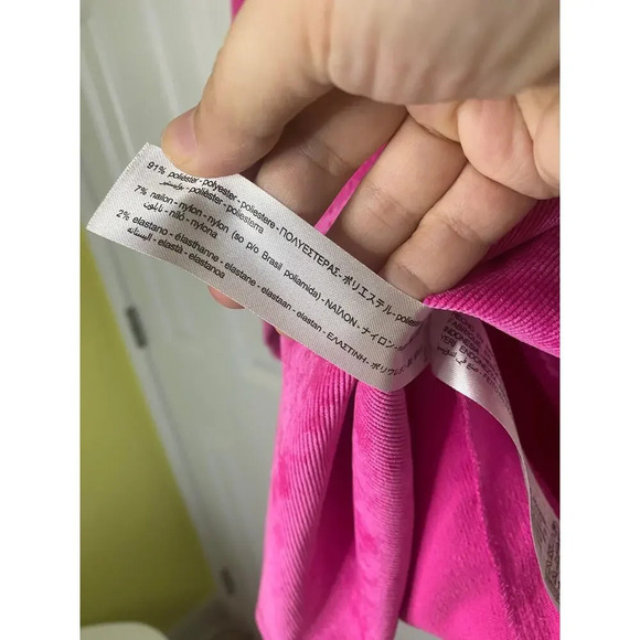 Zara Pink Corduroy Shirt Jacket Size Small - Picture 9 of 10